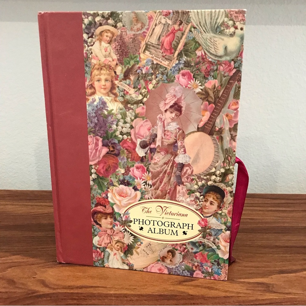 Vintage hardcover Victorian photo album